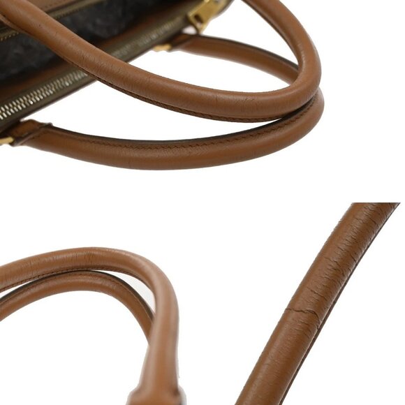 PRADA Logo 2Way Shoulder Hand Bag Saffiano Leather Beige GHW Italy 70EF793 - Picture 8 of 16